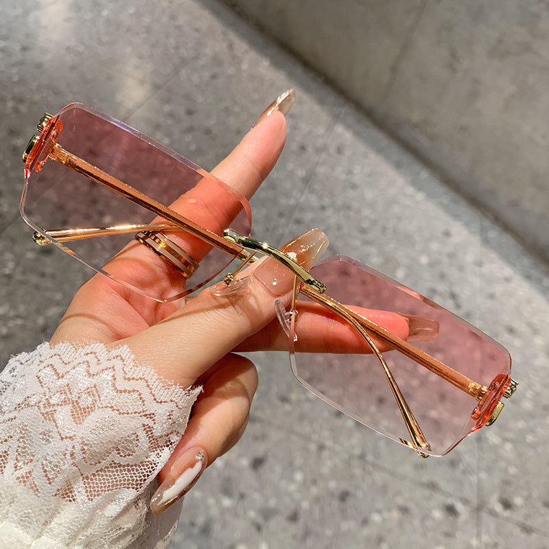 Damen oversized Sonnenbrille mit hochwertigem Metallrahmen und polarisierten Gläsern Karnz