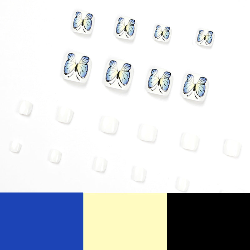 Kunstnägel mit Schmetterlingsdesign Karnz