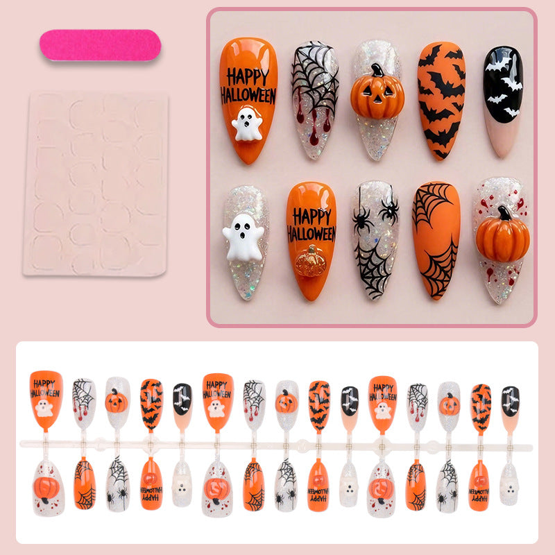 Kunstnagelset mit Halloween-Motiven Karnz 1787560980