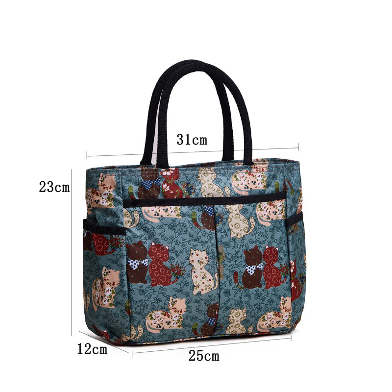 Stilvolle Mehrfach-Taschen Tragetasche Karnz
