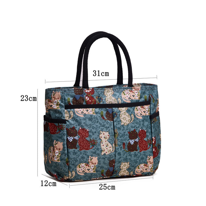 Stilvolle Mehrfach-Taschen Tragetasche Karnz