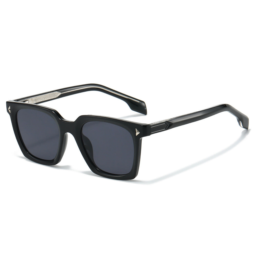 Retro-inspirierte übergroße geometrische Sonnenbrille Karnz