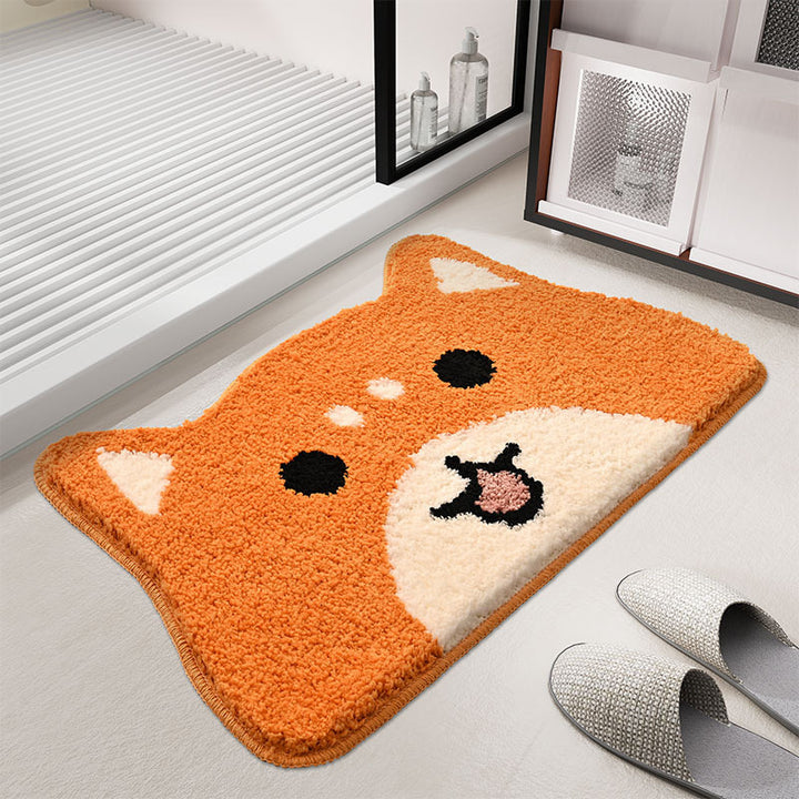 Katze-Themen Plush-Badmatte