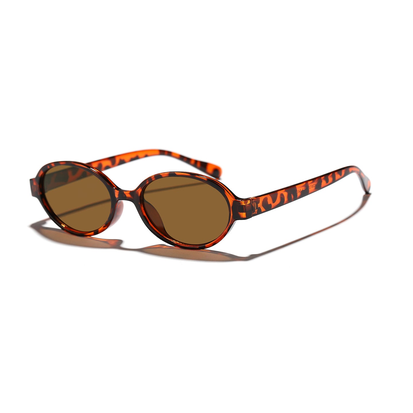 Damen modische ovalen Sonnenbrille mit tierischem Muster Karnz