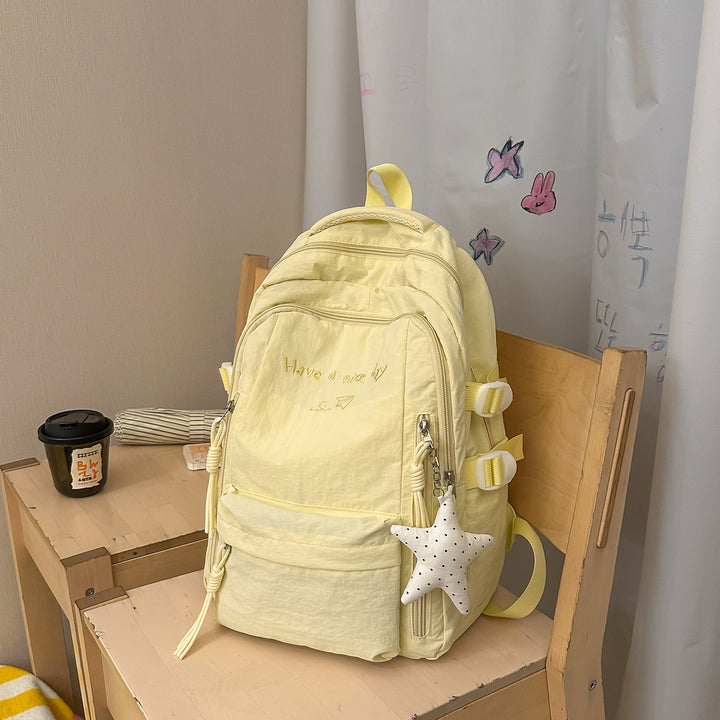 Multi-Taschen Freizeit-Rucksack mit inspirierendem Zitat Karnz