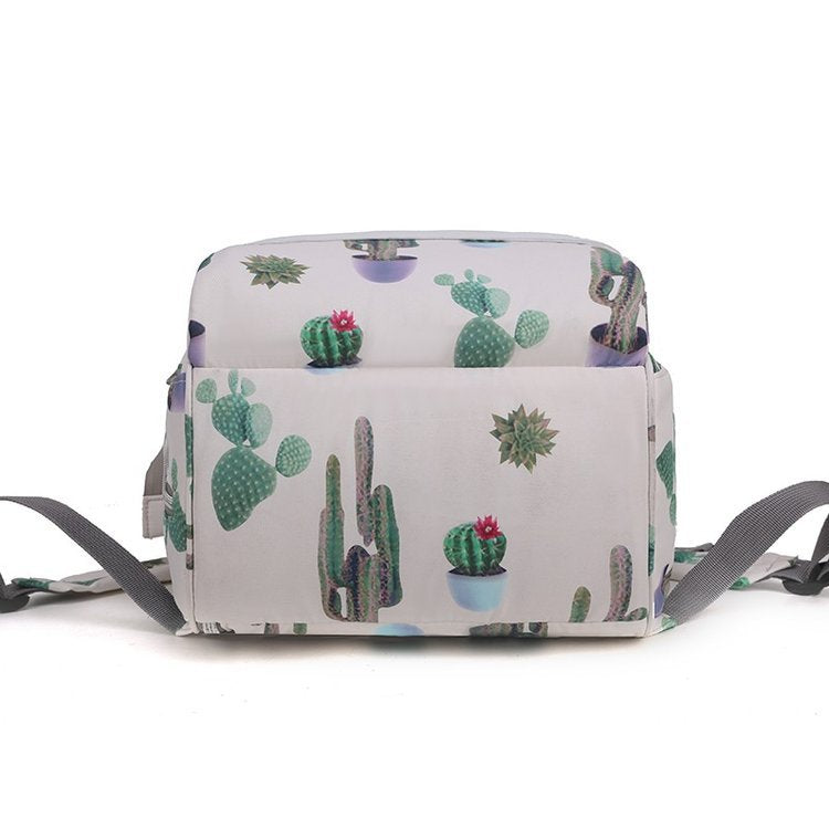 Modischer Kaktusdruck Rucksack Karnz
