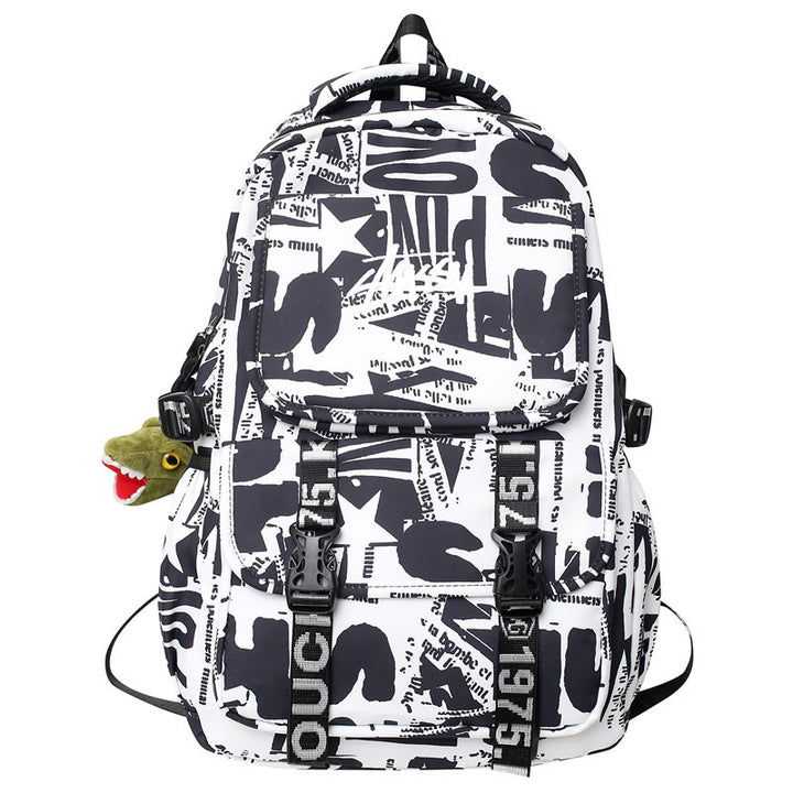 Stylischer Grafikdruck Rucksack Karnz