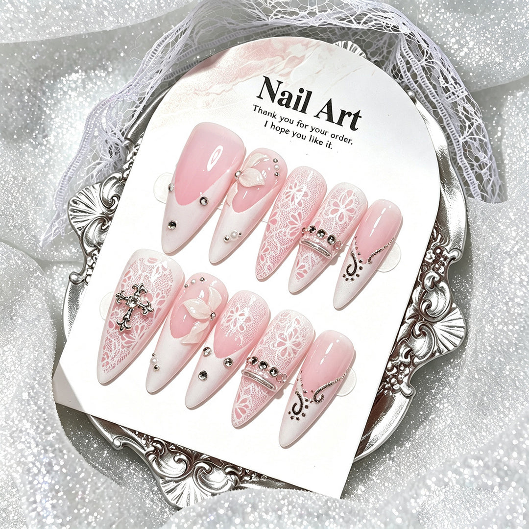 Elegantes Press-On Nagelkunstset