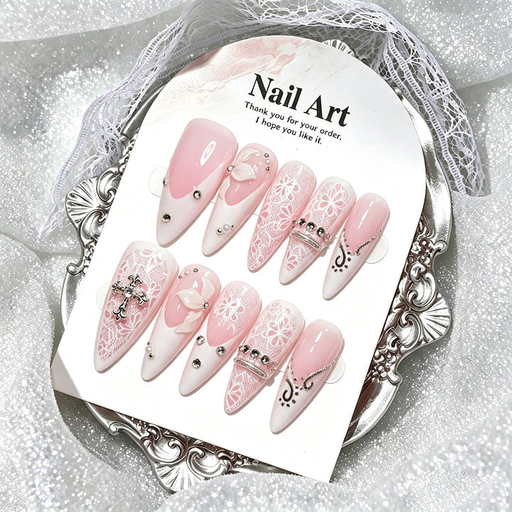 Elegantes Press-On Nagelkunstset