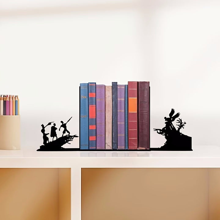 Künstlerische Buchstützen