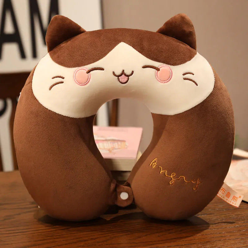 Unisex Nackenstützkissen mit süßem Tierdesign Karnz