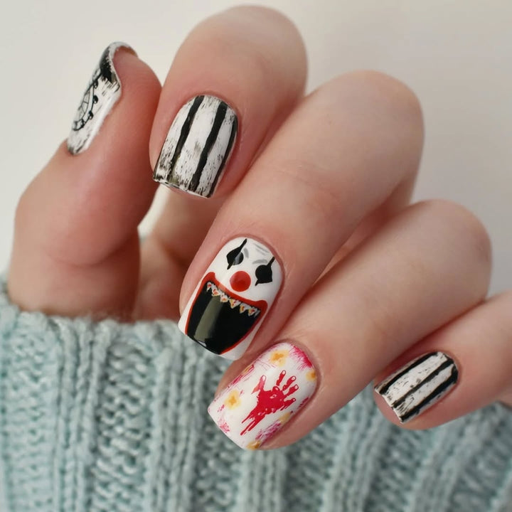 Halloween-Thema Nagelkunst