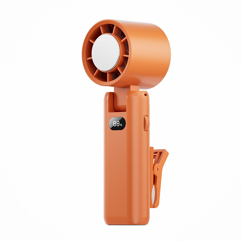 Unisex Tragbarer Clip-Ventilator mit LED-Anzeige Karnz