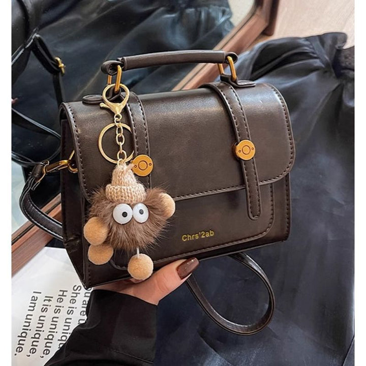Strukturierte Kunstleder-Handtasche Karnz
