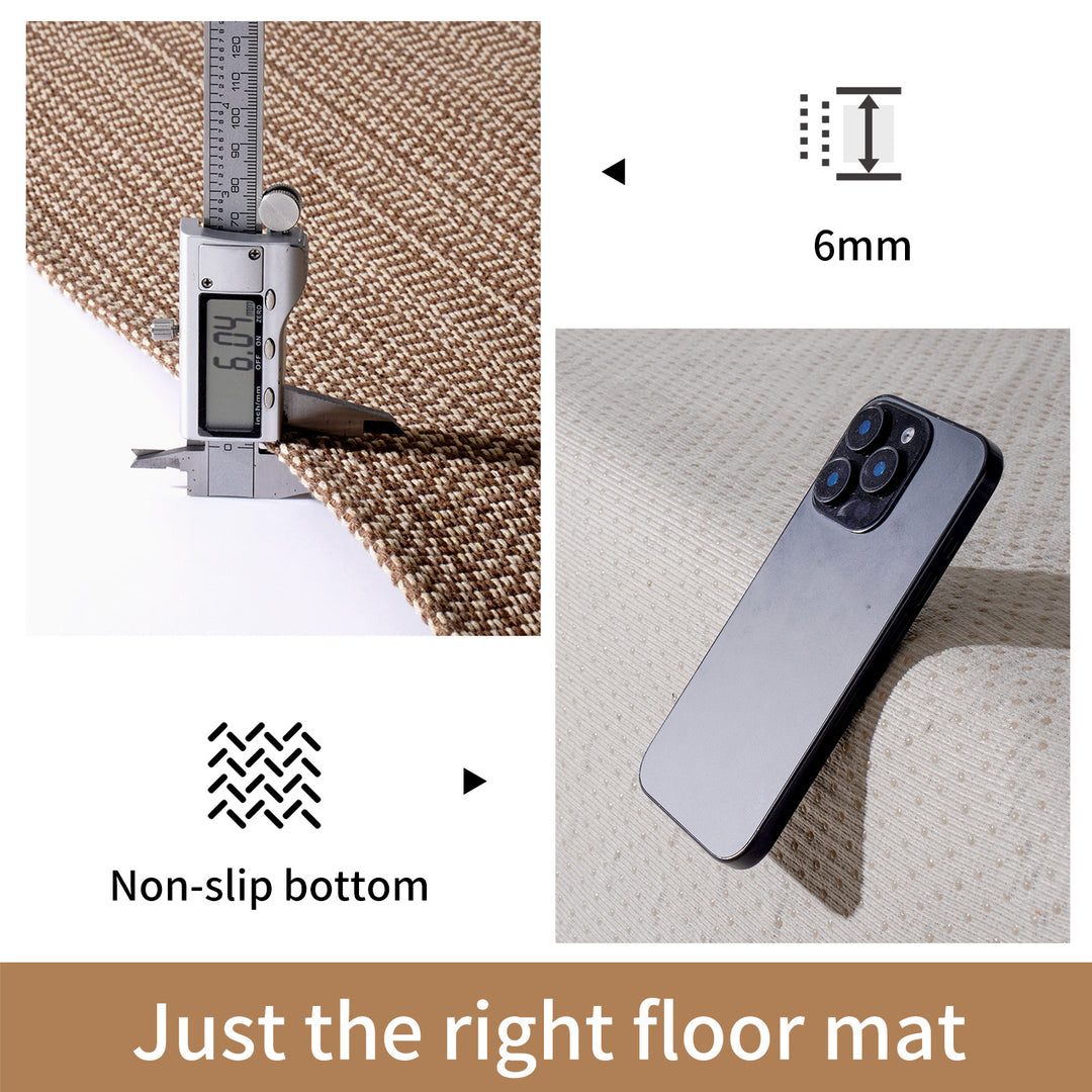 Geometrisch gemusterter Teppich