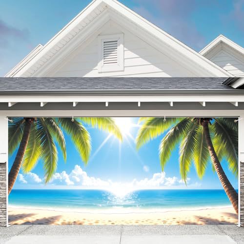 Großformatiger Halloween-Fotohintergrund aus wetterfestem Polyester mit geöstem Befestigungsrand und leuchtendem Haunted-House-Motiv