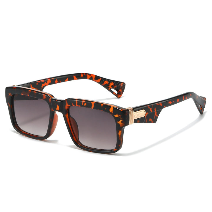 Chic Weitkrempige Quadratische Sonnenbrille Karnz