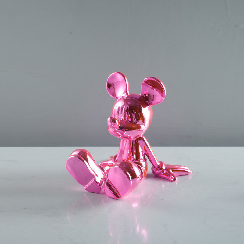 Künstlerische Chromfigurine
