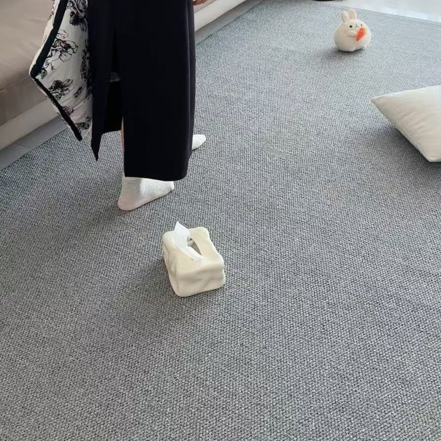 Gemütlicher strukturierter Teppich