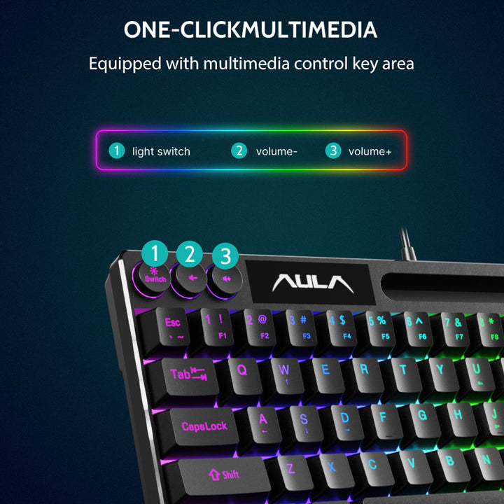 Drahtlose RGB ultraflache mechanische Tastatur Karnz