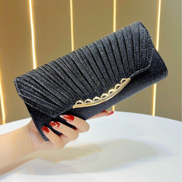 Texturierte Abend-Clutch