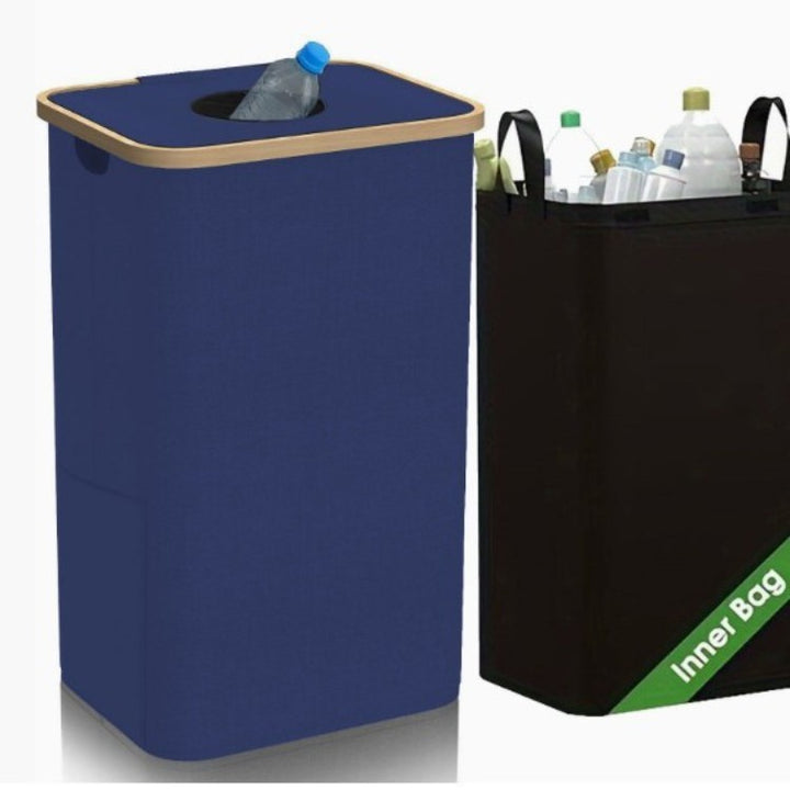 Multifunktionale Wäscheaufbewahrungsbox mit Bambusdeckel Karnz
