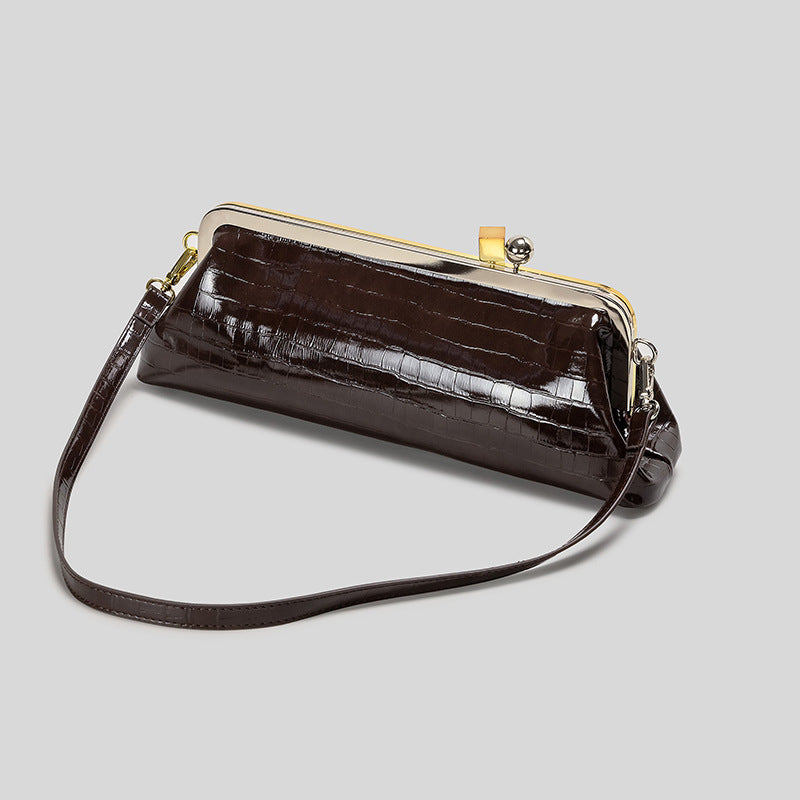 Elegante Lackleder Abendhandtasche