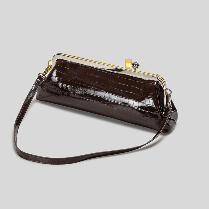 Elegante Lackleder Abendhandtasche