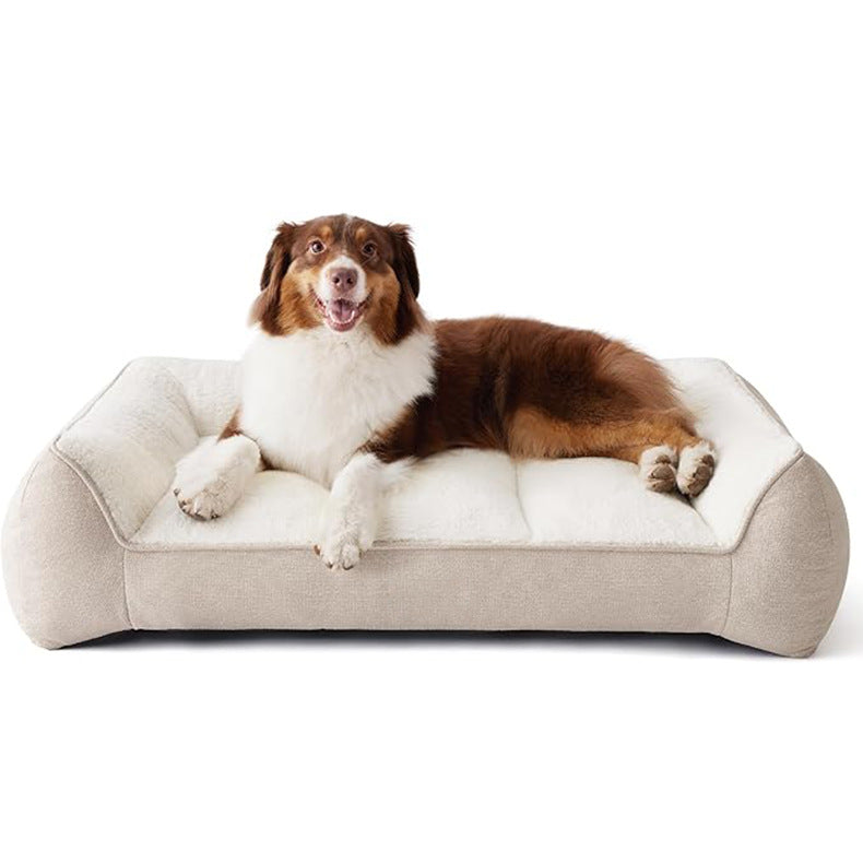 Orthopädisches Plüsch-Hundelounge Hundebett