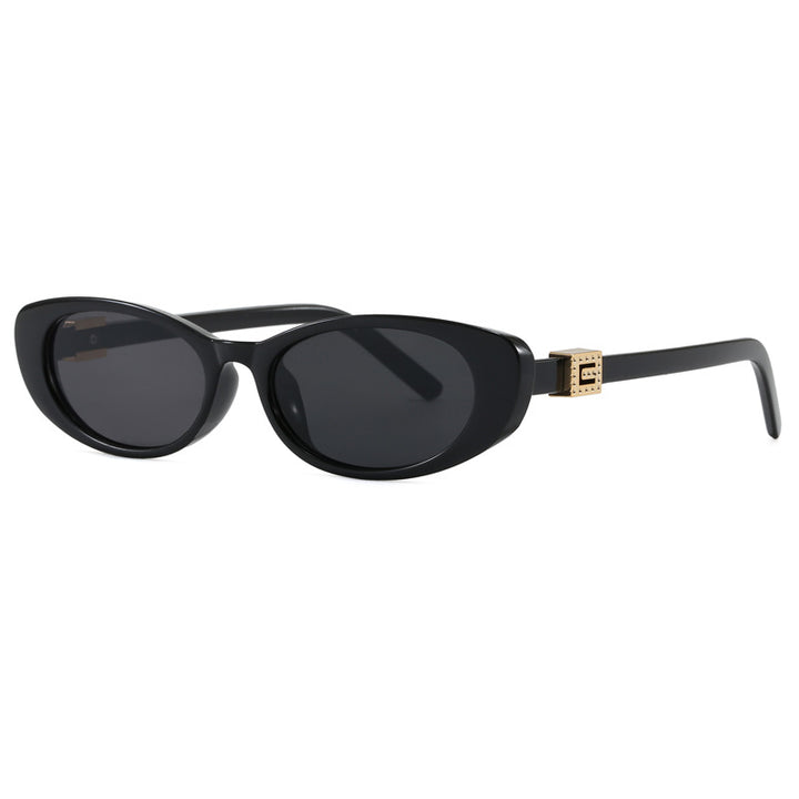 Damen Cat-Eye Sonnenbrille mit stilvollem Rahmen und luxuriösen Akzenten Karnz
