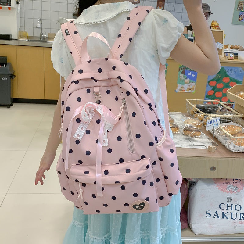 Trendy Punkte Rucksack Karnz