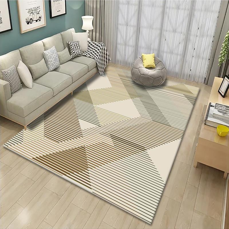 Geometrisch gemusterter Teppich Karnz