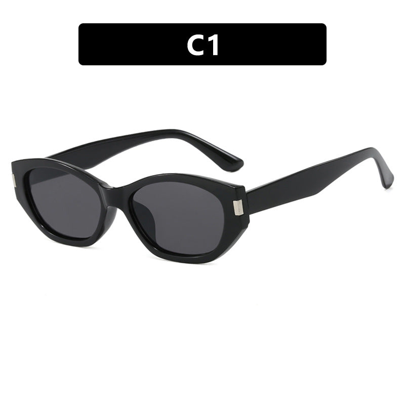 Damen modische Katzenaugen-Sonnenbrille mit eleganten Gläsern Karnz