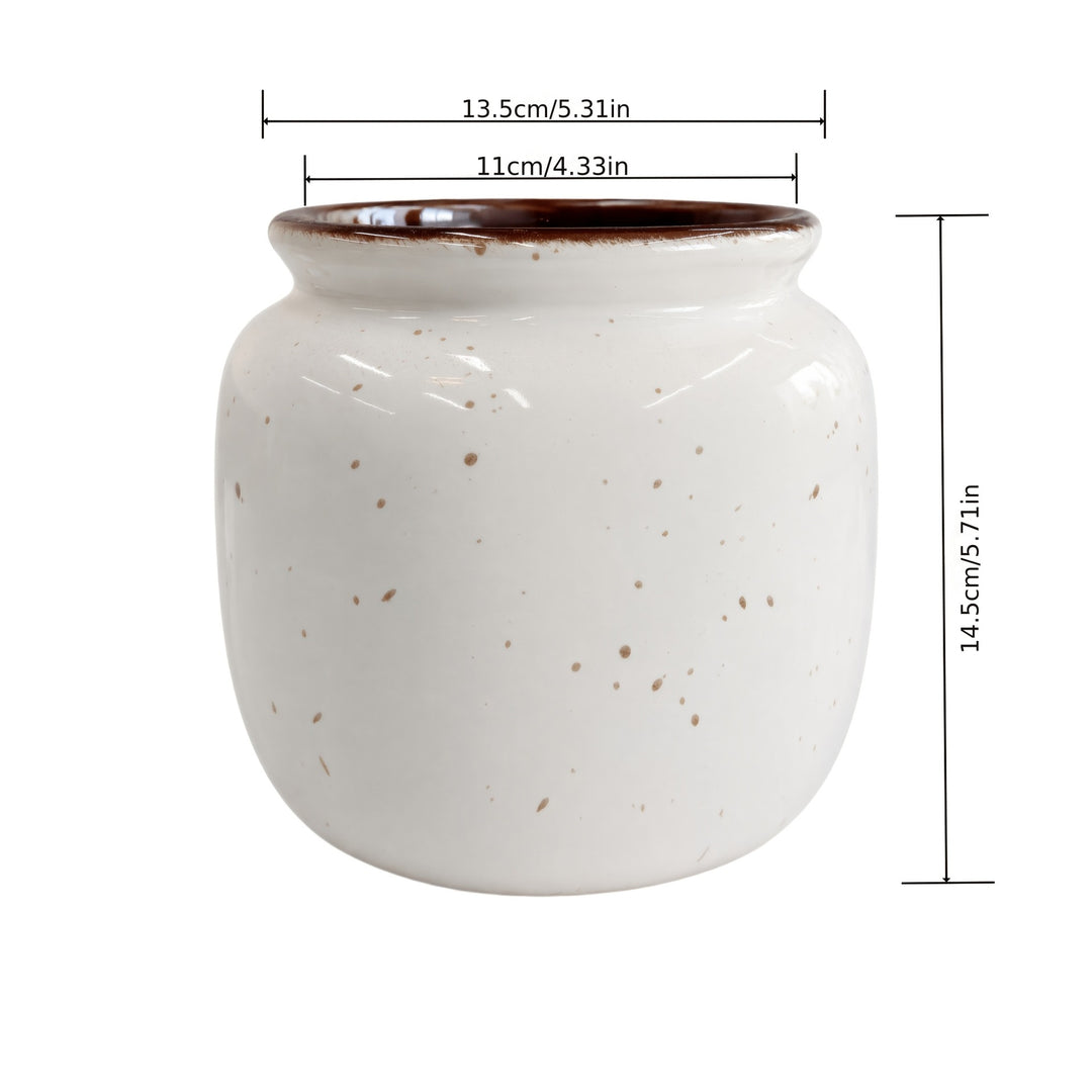 Dekorative Keramikblumenvase Karnz