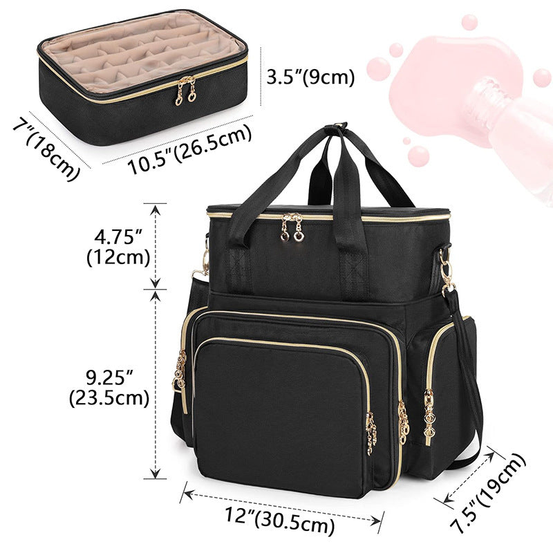 Praktische Kosmetik- und Nagel-Organizer-Tasche Karnz