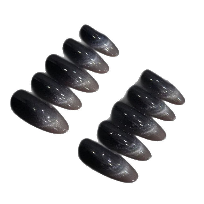 Ombre Stiletto Druck-Nageldesigns