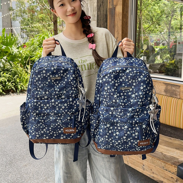 Stylische Stern-gedruckte Freizeit-Rucksack Karnz