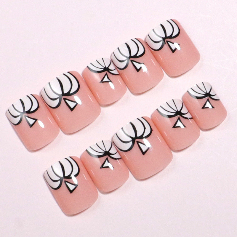 Künstlerisches Halloween-Themen Press-On Nagelset Karnz 1787225300