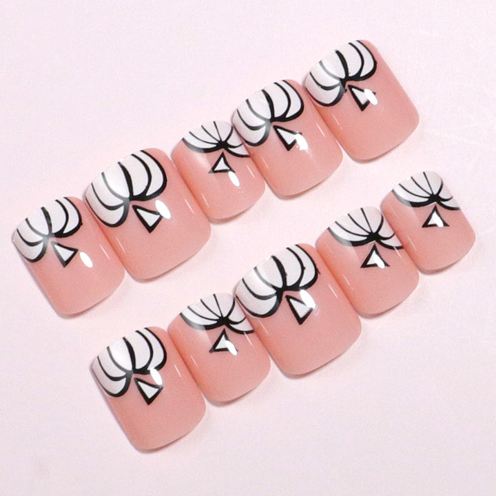 Künstlerisches Halloween-Themen Press-On Nagelset Karnz 1787225300