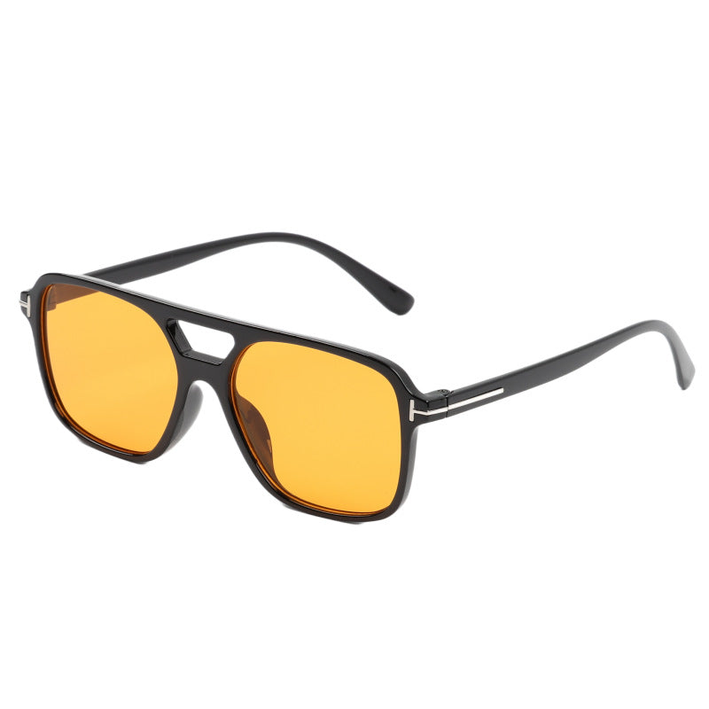 Damen modische Sonnenbrille im trendigen Schildpatt-Design Karnz
