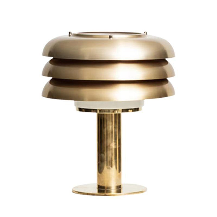 Moderne ästhetische Tischlampe mit schichtweisem Schirmdesign