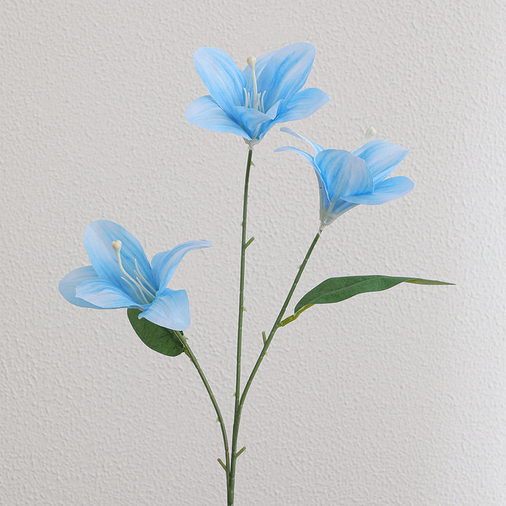 Künstlicher Lilienstängel mit filigranen Blüten Karnz