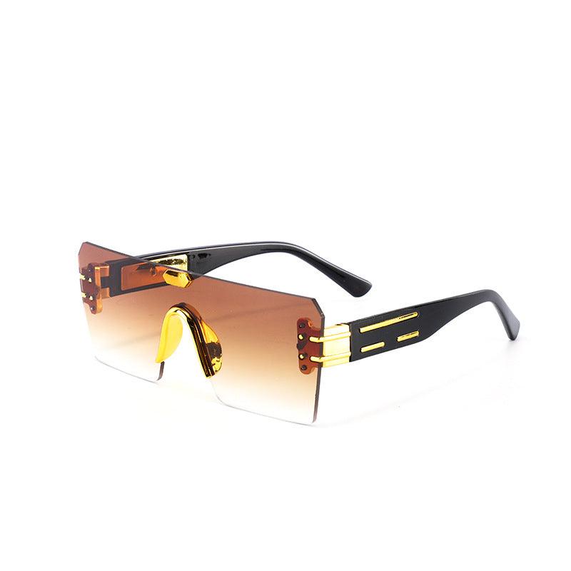 Damen futuristische Fashion-Sonnenbrille Karnz