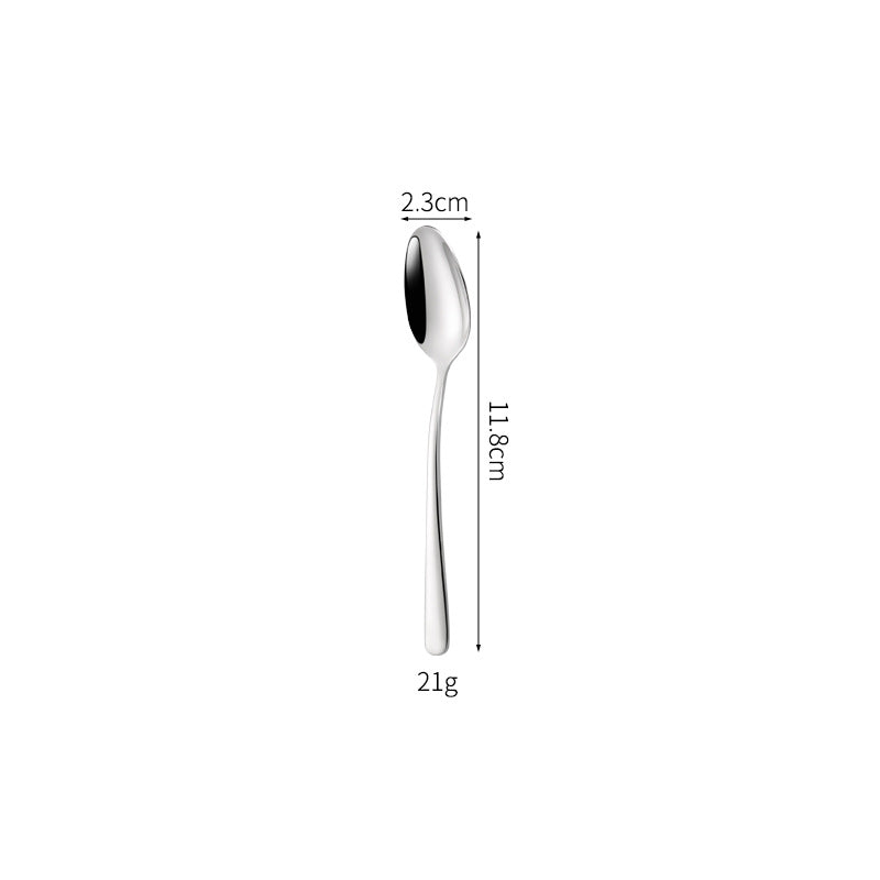 Eleganter und Ergonomischer Teelöffel mit Glänzender Oberfläche Karnz