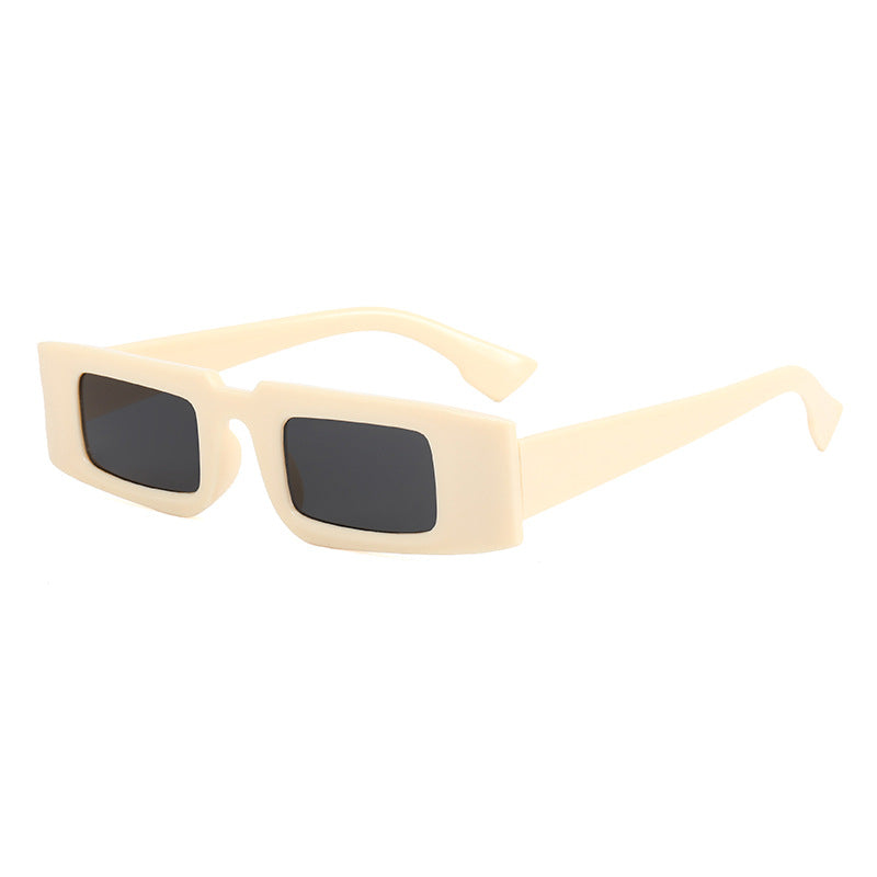 Damen Modische quadratische Sonnenbrille mit animalischem Muster Karnz