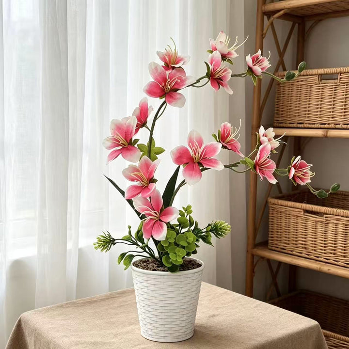Elegante künstliche Blumenarrangement für die Innendekoration