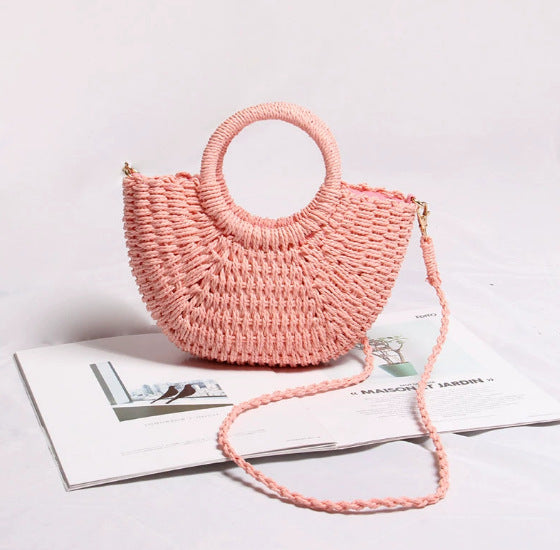 Damen Handtasche mit geflochtenem Design Karnz