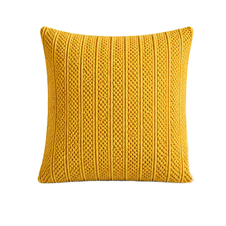 Chunky Ribbed Strick Quadrat Kissenbezüge Set