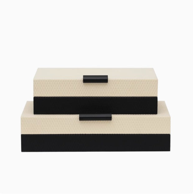Elegante dekorative Aufbewahrungsbox-Set
