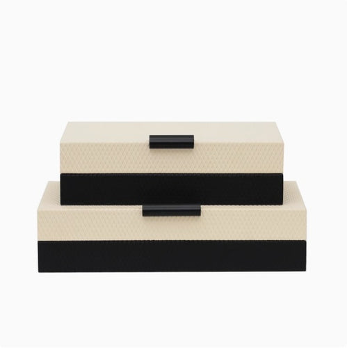 Elegante dekorative Aufbewahrungsbox-Set